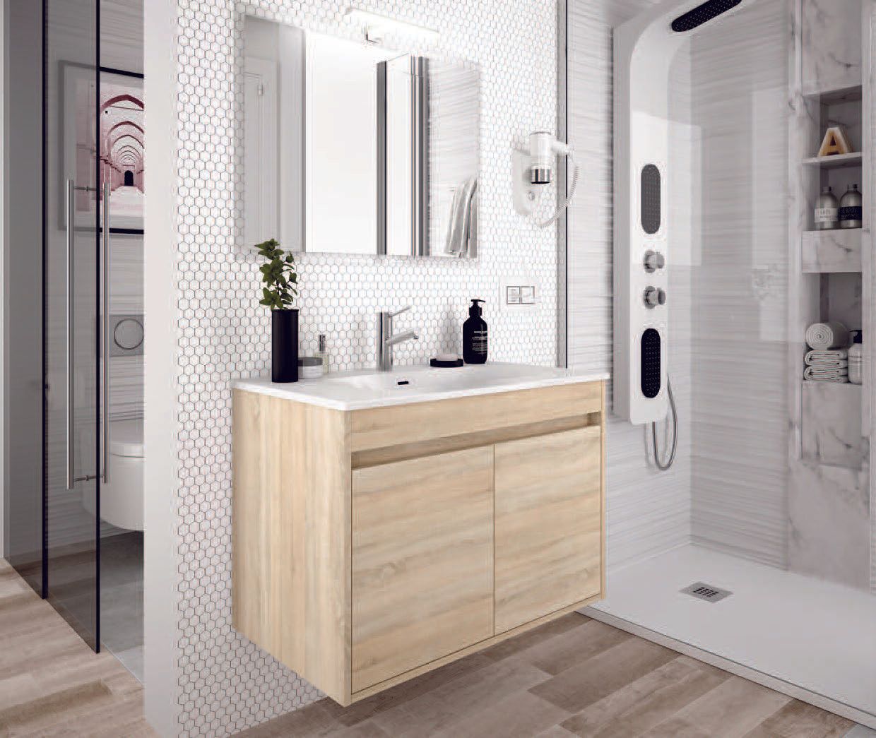 Bathroom cupboards