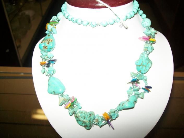 antique turquoise necklace 
