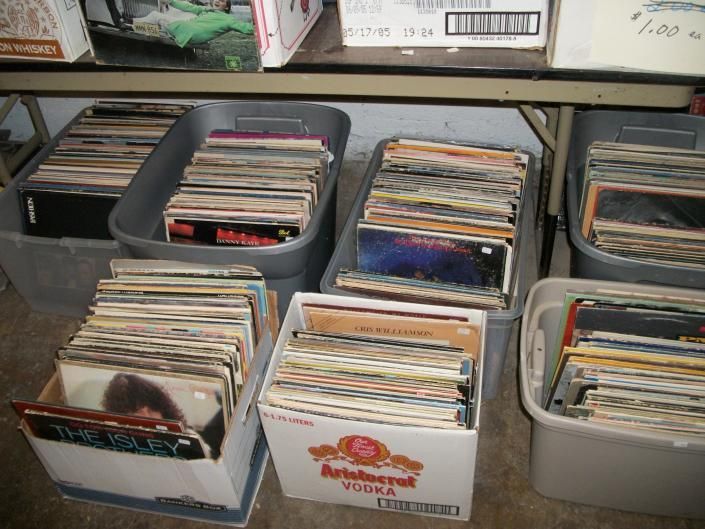 vintage vinyl records