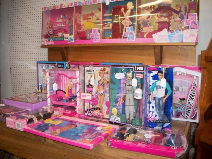 vintage Barbie dolls