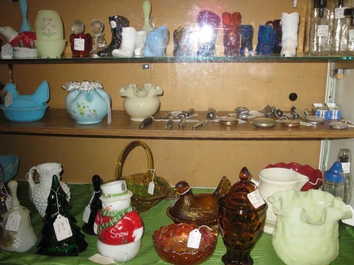 antique vases and decor