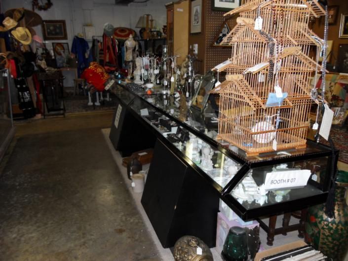 flea market display case