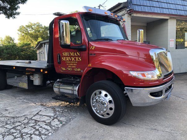 Shuman Services Truck Used For Towing Cars — Athens, GA — Shuman Services