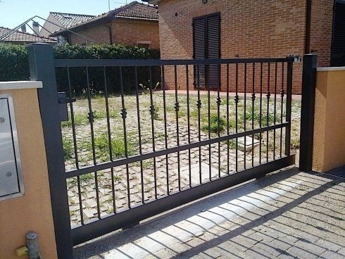 portone in acciaio inox