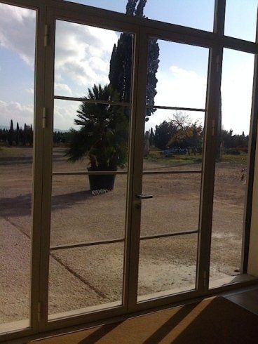 portone in ferro nere