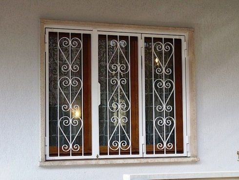 inferriate in acciaio inox