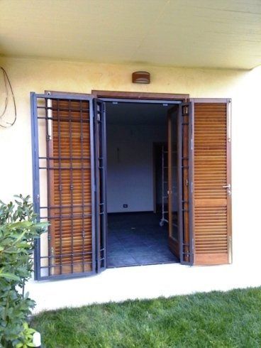 inferriate colore ruggine