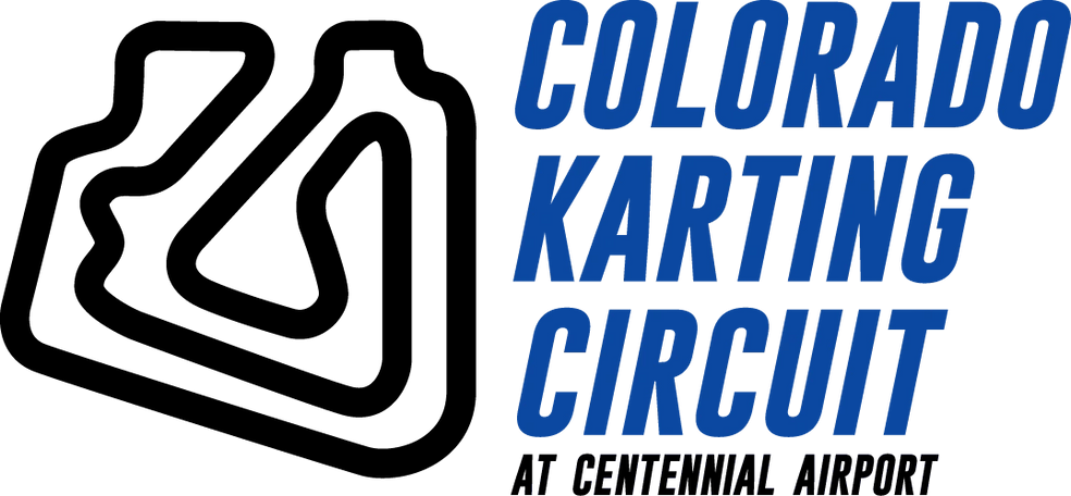 A logo for the colorado karting circuit at centennial airport