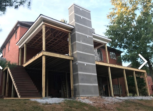 Custom two story mega deck