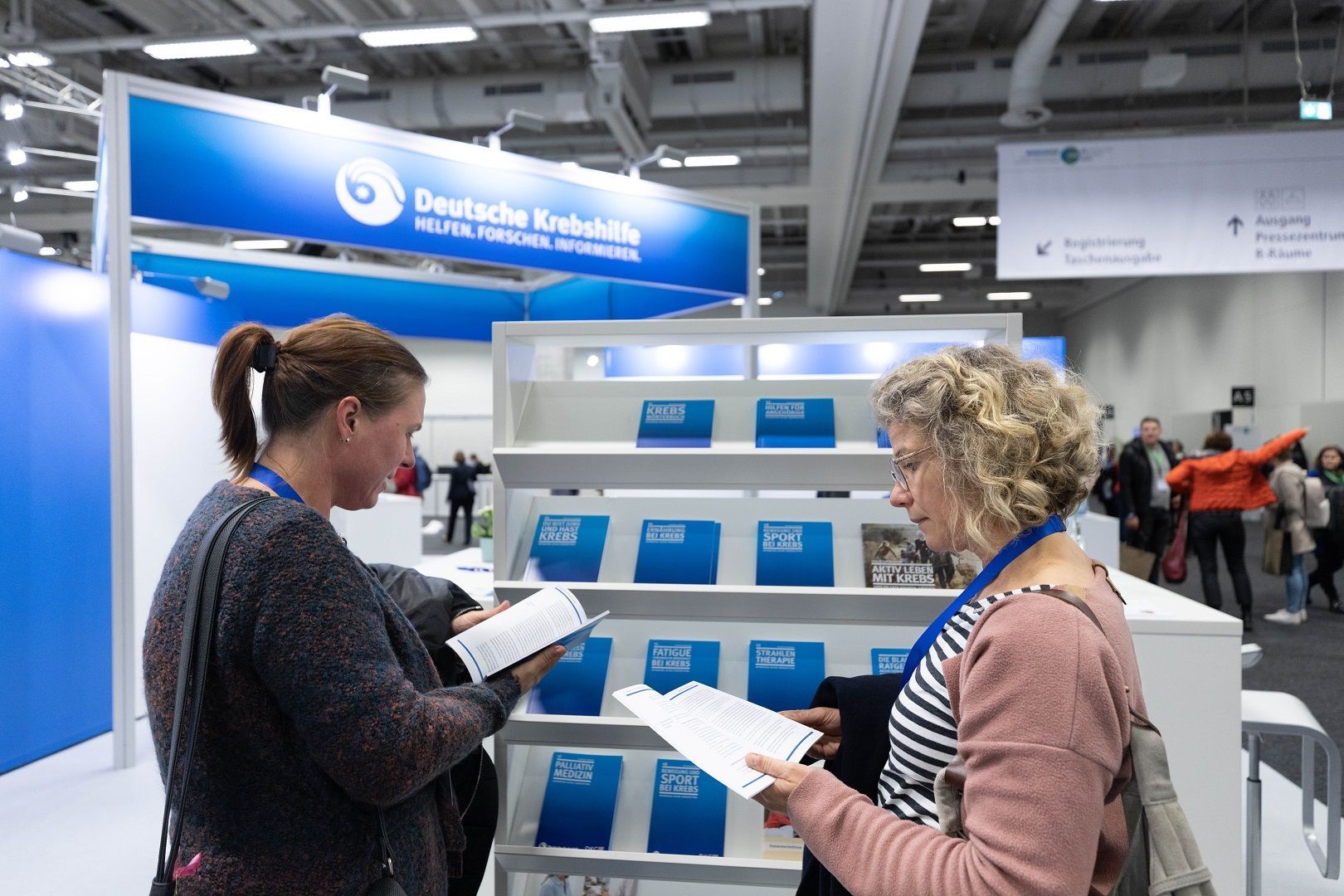 Stand der Deutschen Krebshilfe beim Deutschen Krebskongress 2022