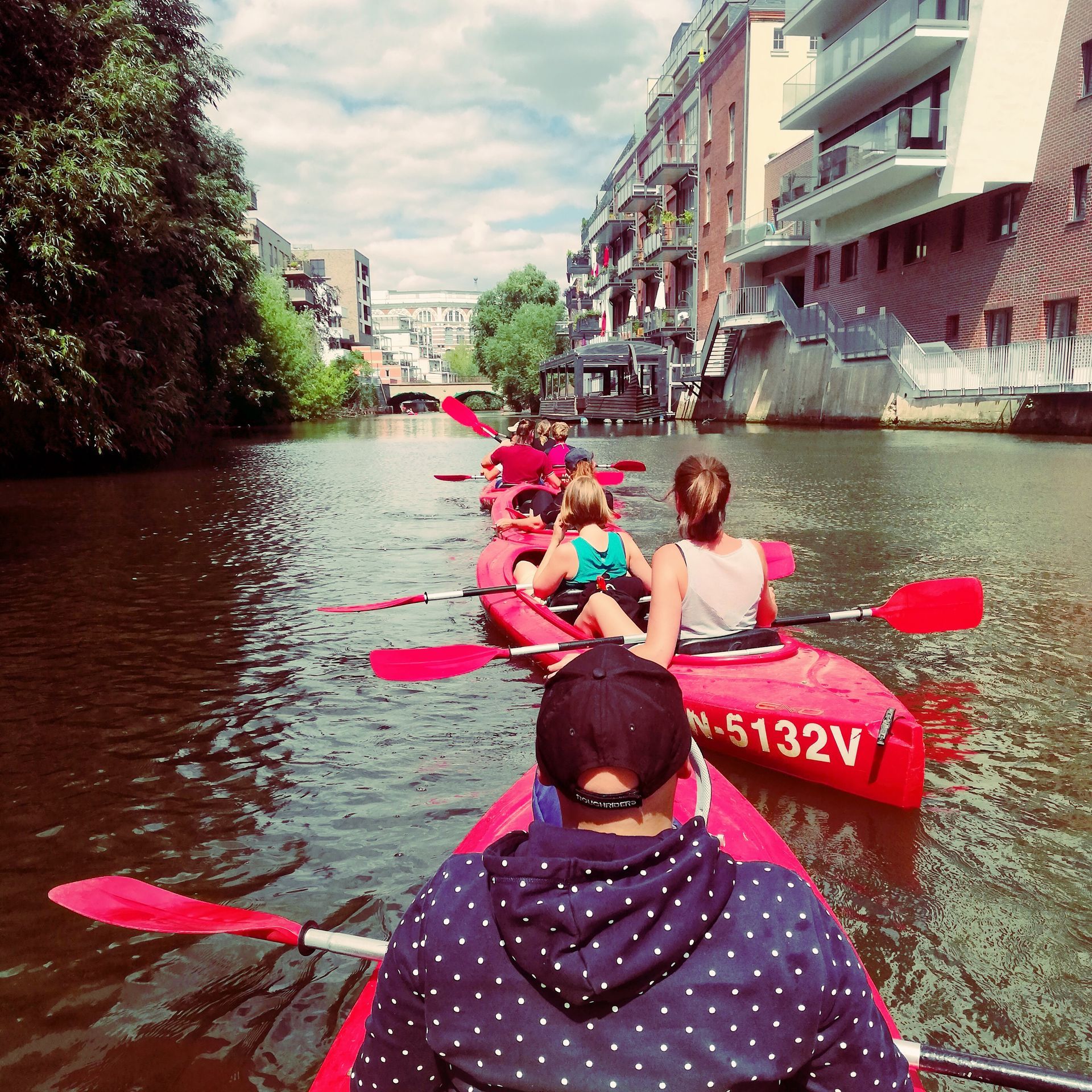KUKM Teamevent Kanutour auf der Saale