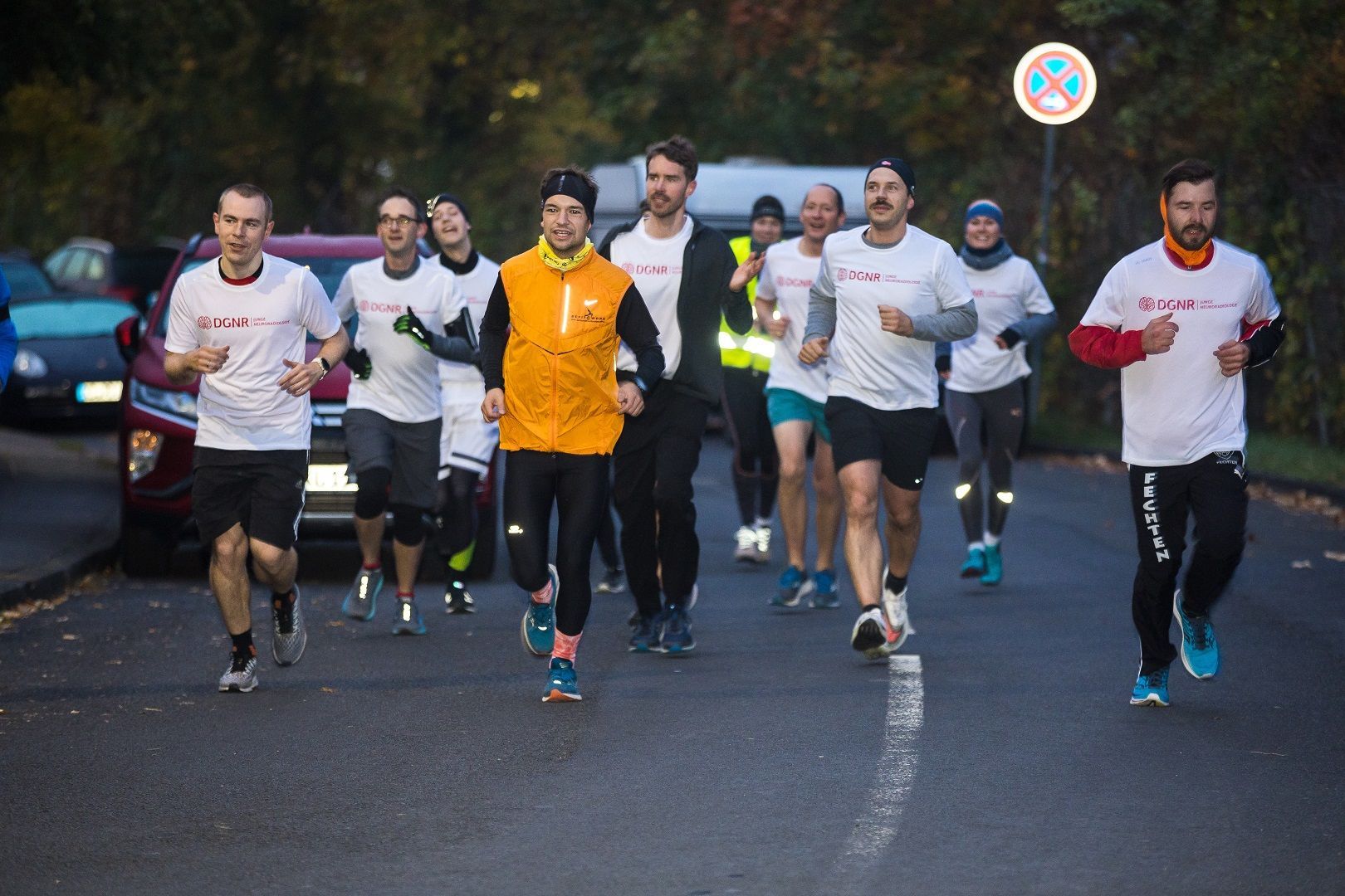 Läufer beim neuroRAD 2022 Spendenlauf