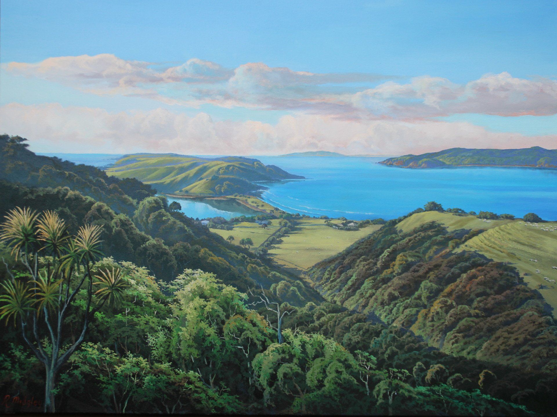 Tawharanui Oil Painting