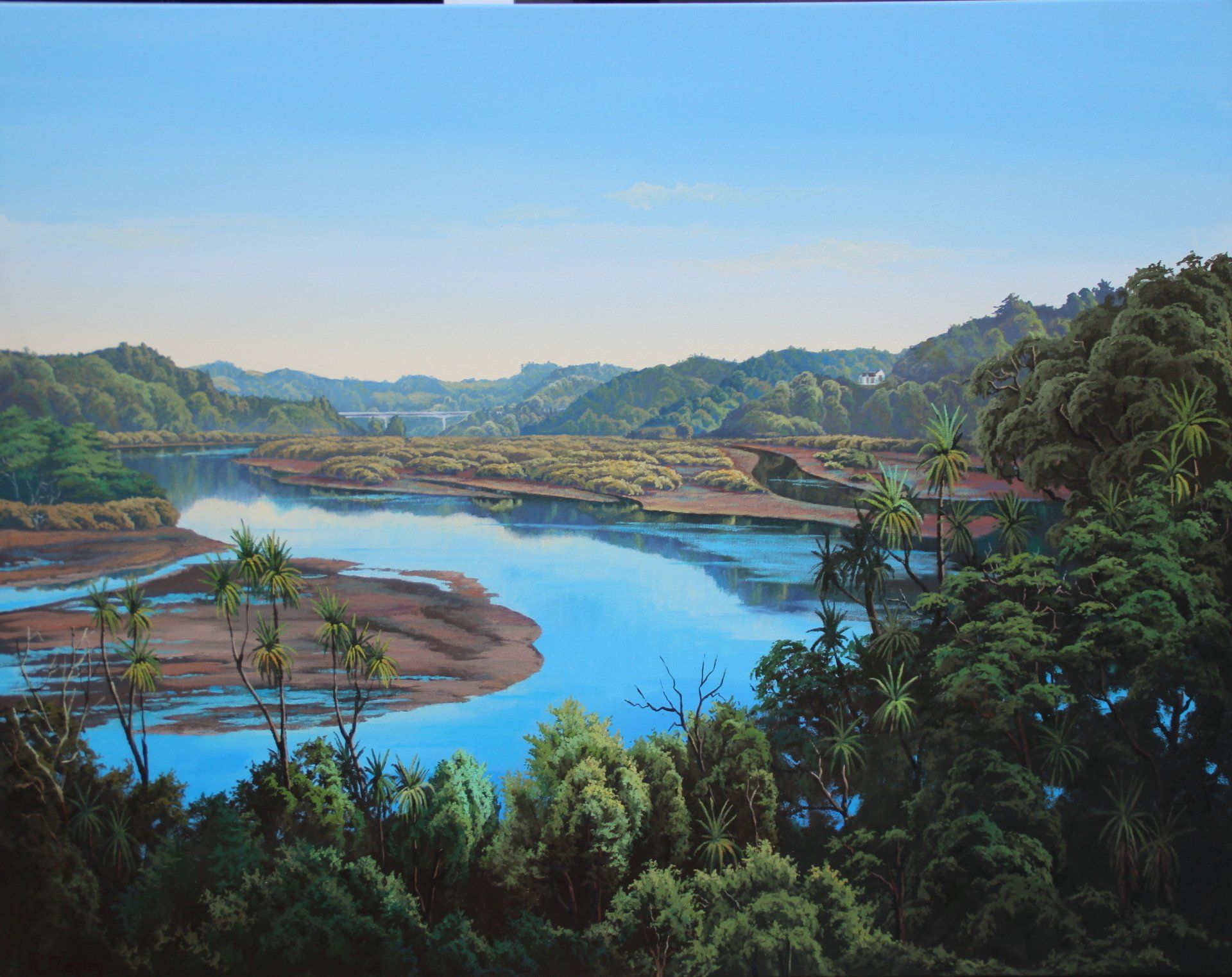 Waiwera Oil Painting