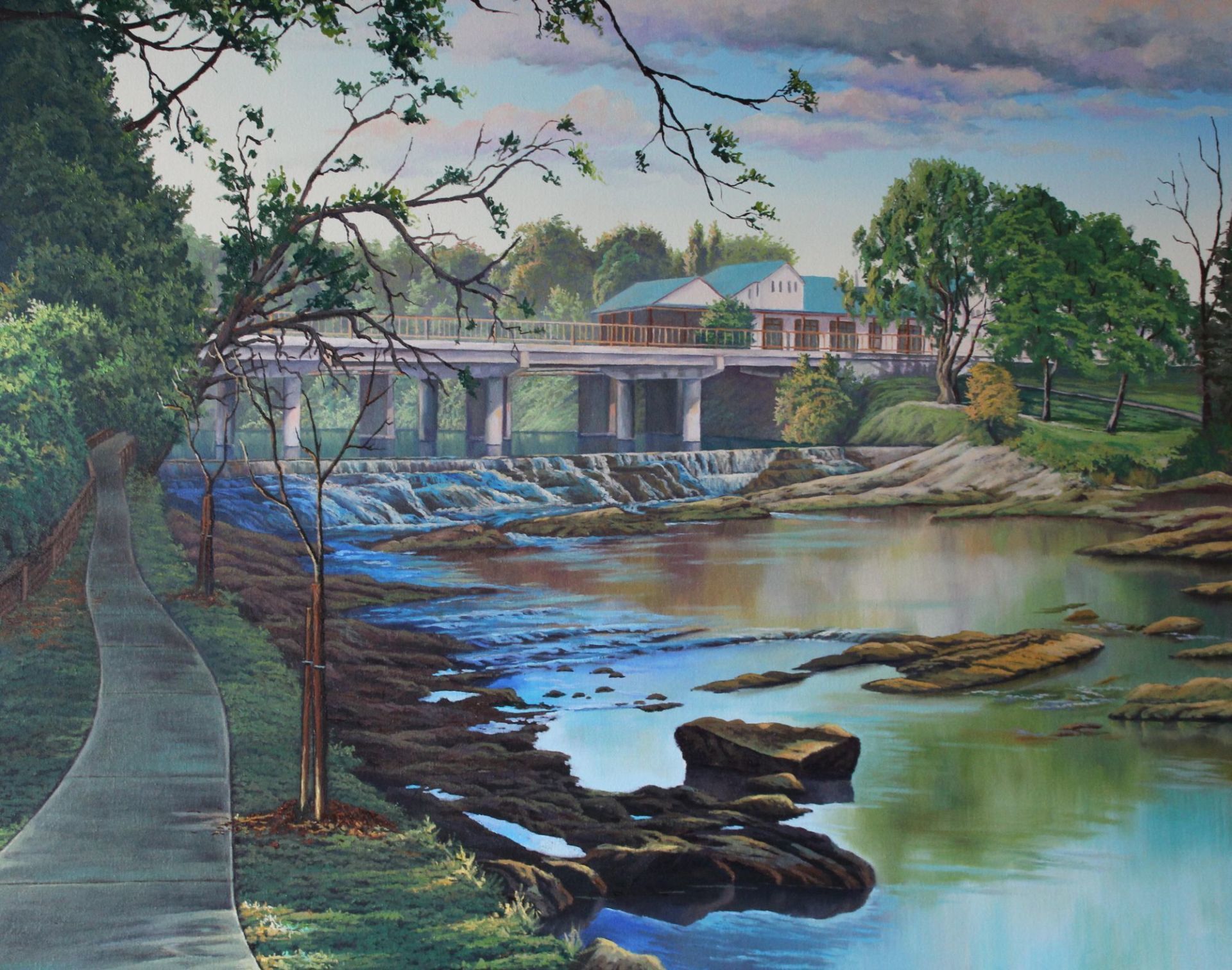 Warkworth Oil Painting