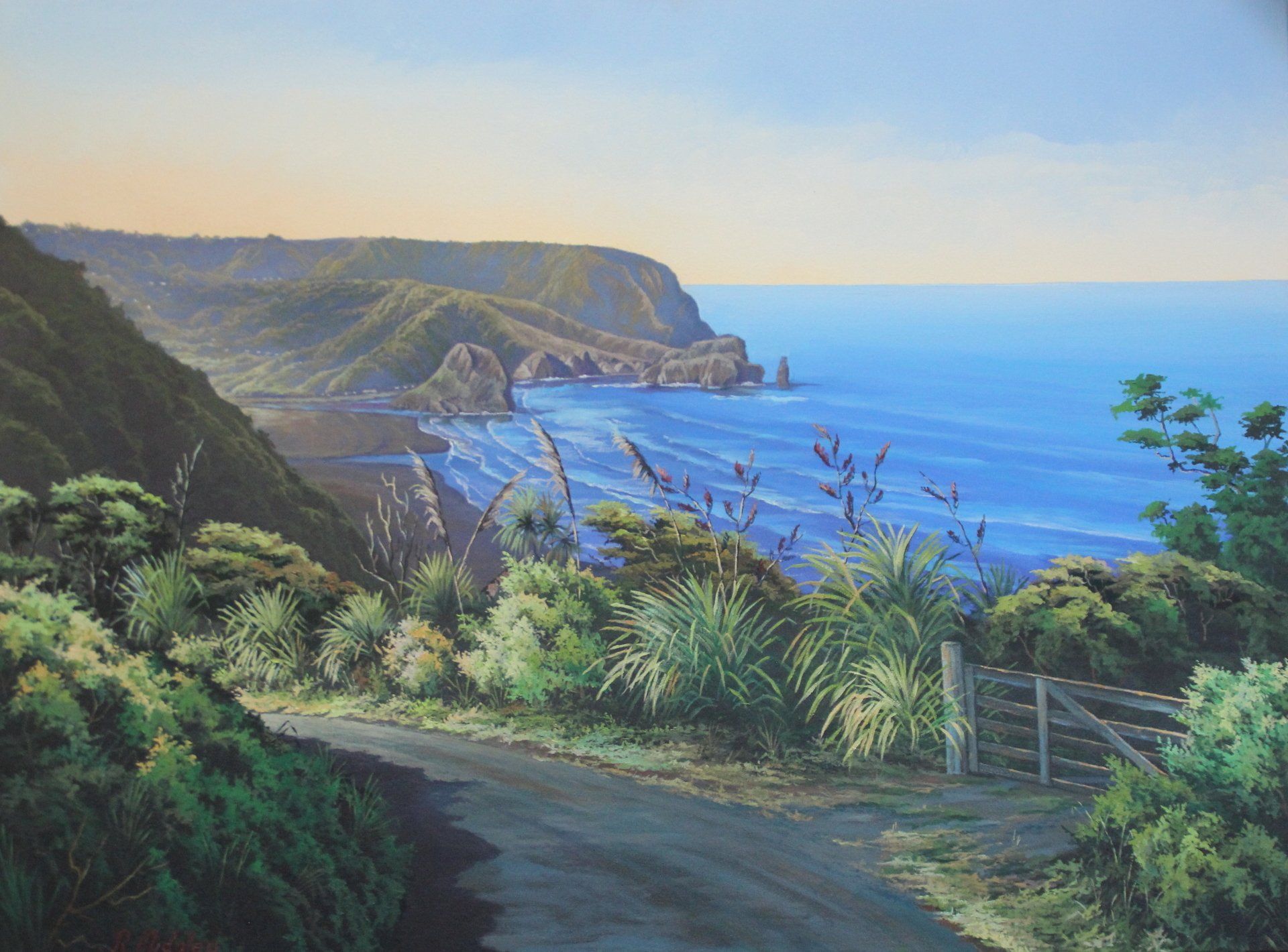 Piha Oil Painting