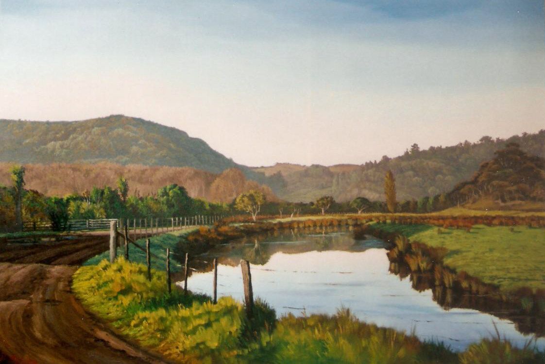 Wenderholm Creek Oil Painting
