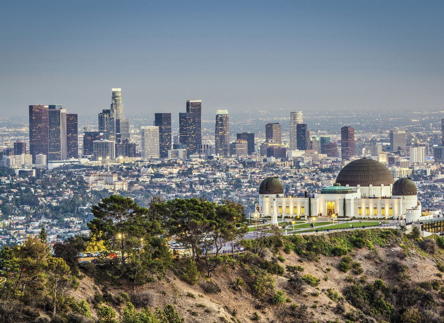 skyline of Los Angeles