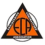The logo for the engineering contractors association is an orange and black triangle.