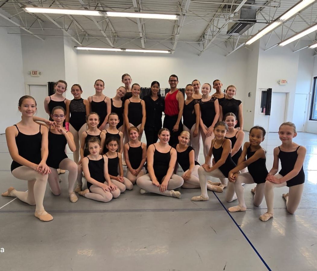 Dancers at their holiday party