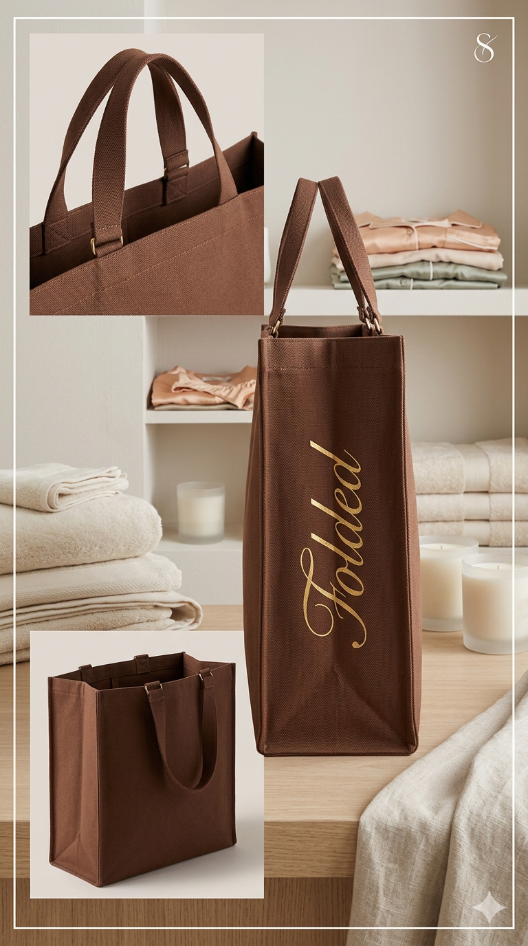 Folded Laundry Tote Stanbag