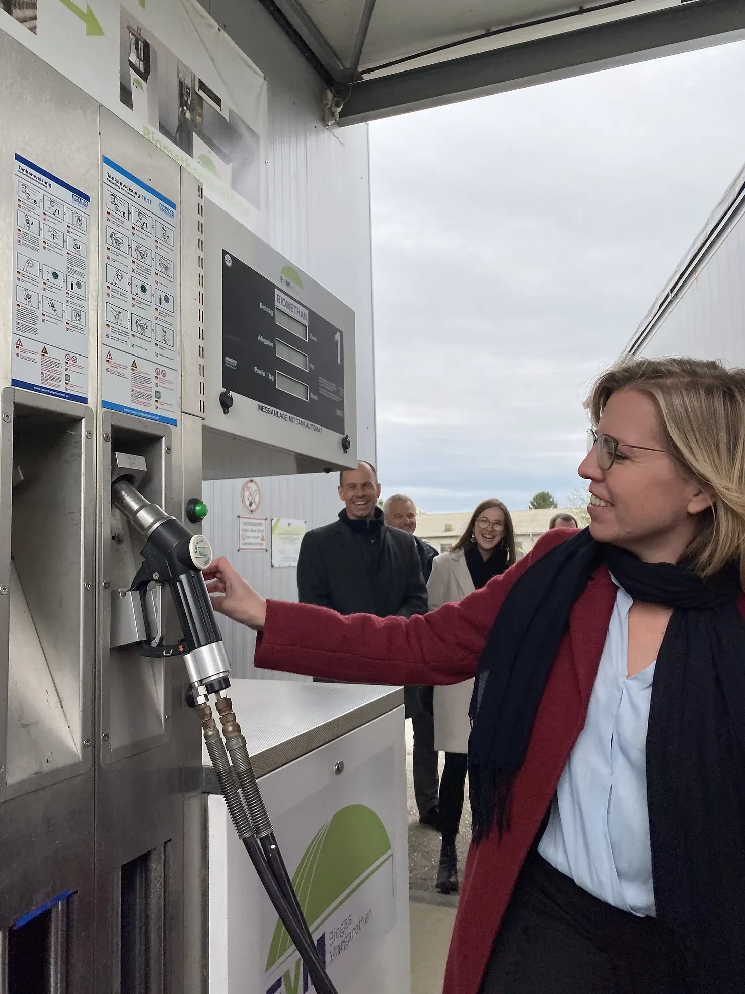 Ministerin Leonore Gewessler bei EVM