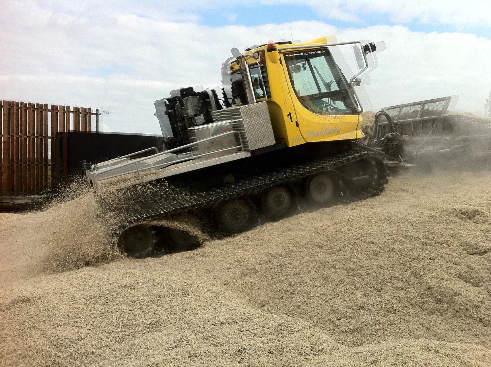 Traktor bei der Arbeit