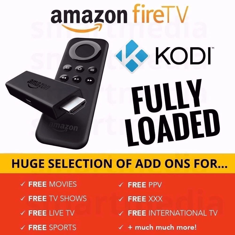 Amazon fire tv kodi fully loaded huge selection of add ons for free movies free tv shows free live tv free international tv free sports