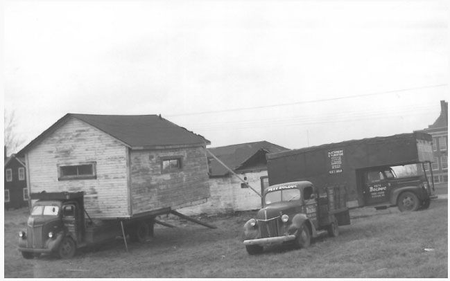 Moving YMCA Club House in Auburn
