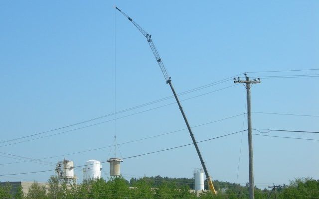 120T Crane Dust Collector Section in Auburn, ME