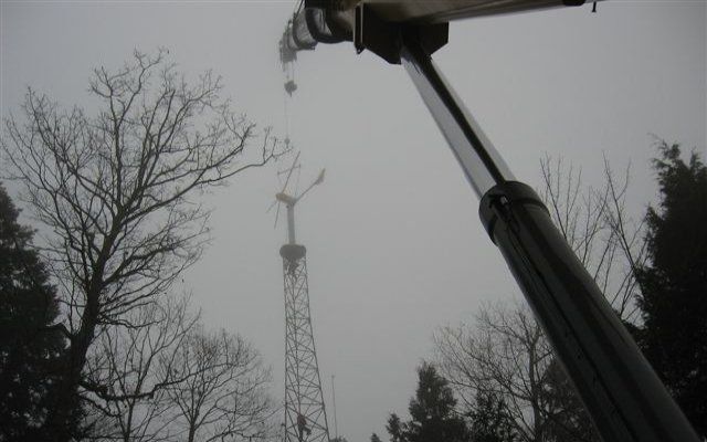 90T Crane Setting a Windmill in Cumberland