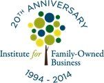 Family-Owned Business 20th Anniversary logo