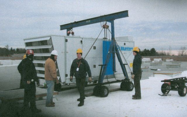 Gantry Designed for Handling Roof Units