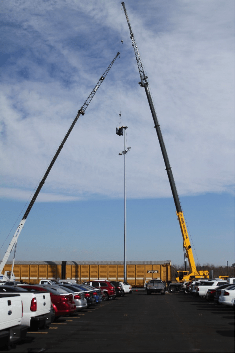 Crane Light Installation