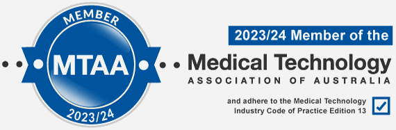 A logo for mtaa medical technology association of australia