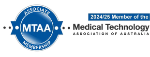 A logo for mtaa medical technology association of australia