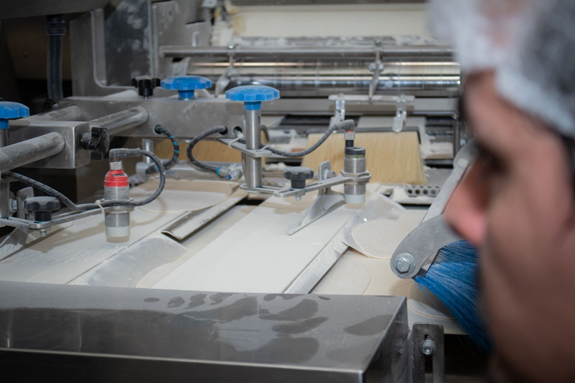 Produktion Pita Brot