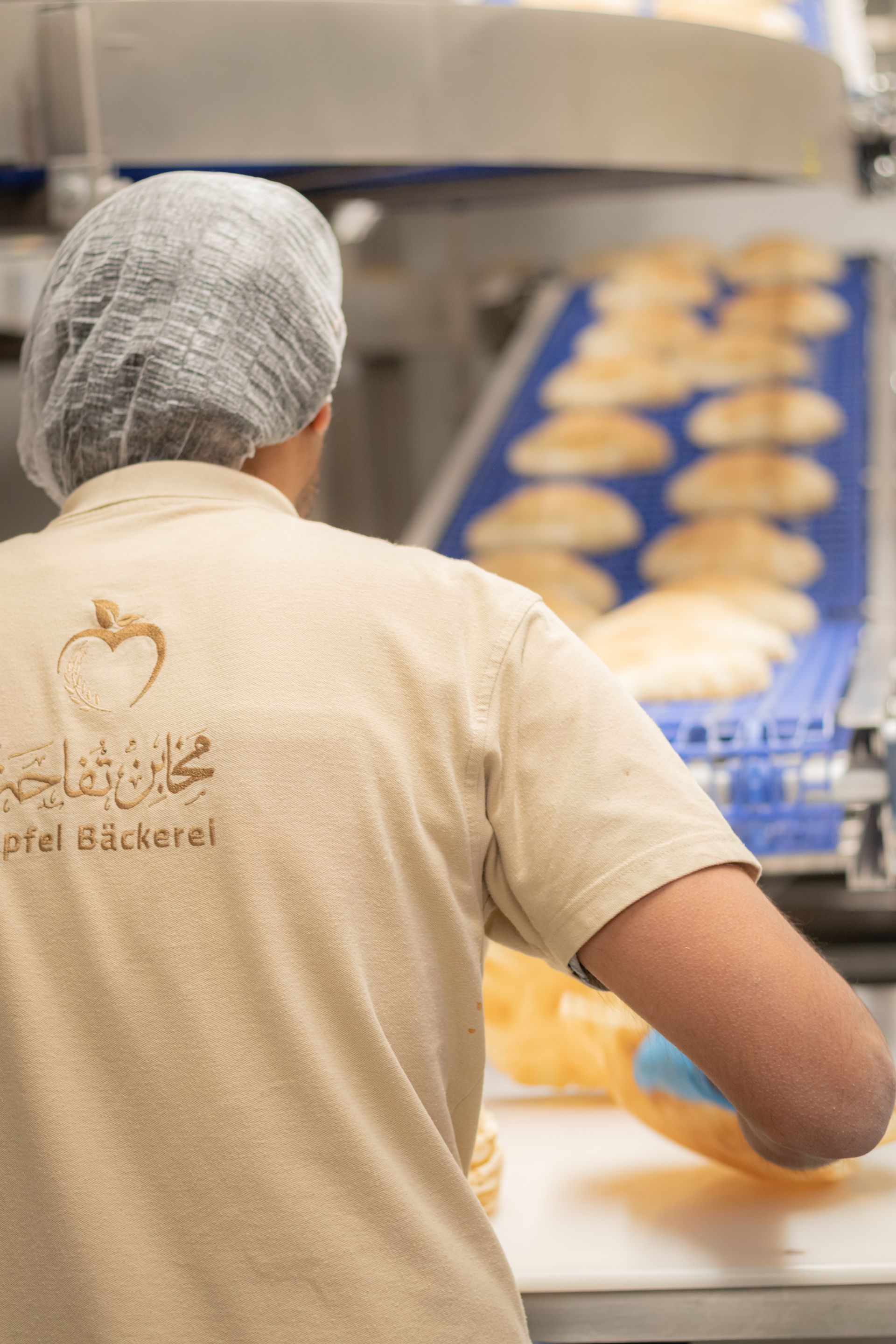 PItabrot wird gebacken