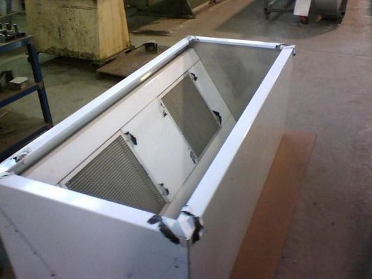 Metal Rectangular Industrial Hood With Interior Grates — R&M Sheetmetal Nowra Metal Roofing in South Nowra, NSW