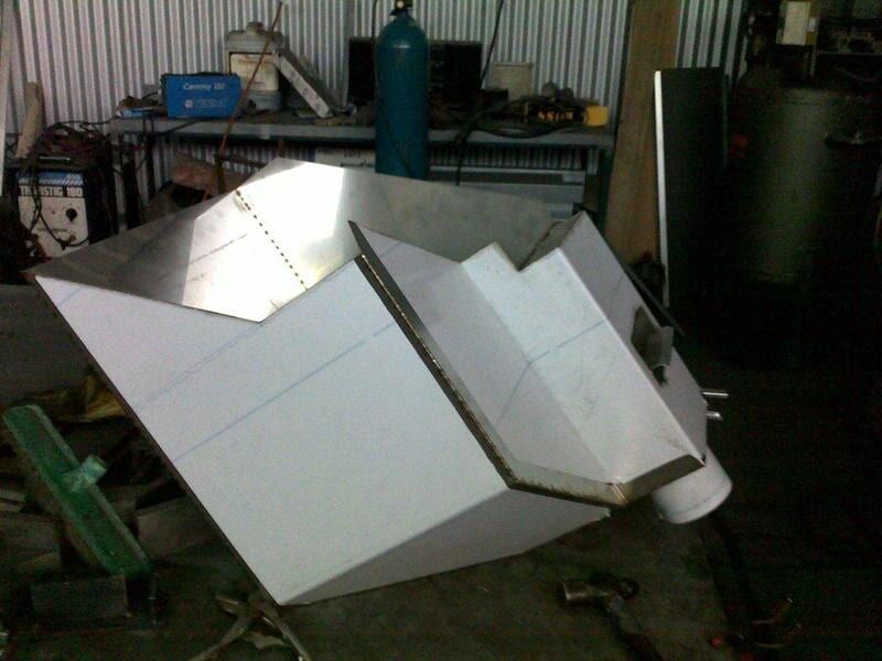 A Stainless Steel Item Is Being Built in A Workshop — R&M Sheetmetal Nowra Metal Roofing in South Nowra, NSW