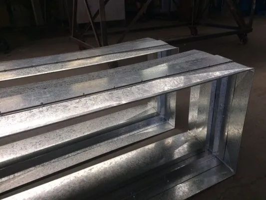 Two Rectangular Galvanized Steel — R&M Sheetmetal Nowra Metal Roofing in South Nowra, NSW