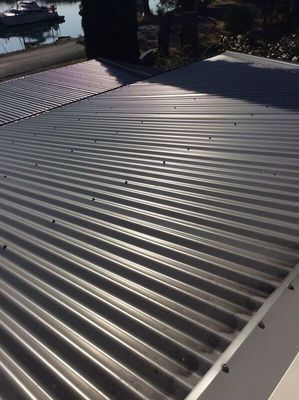 A Close up Of a Metal Roof — R&M Sheetmetal Nowra Metal Roofing in South Nowra, NSW