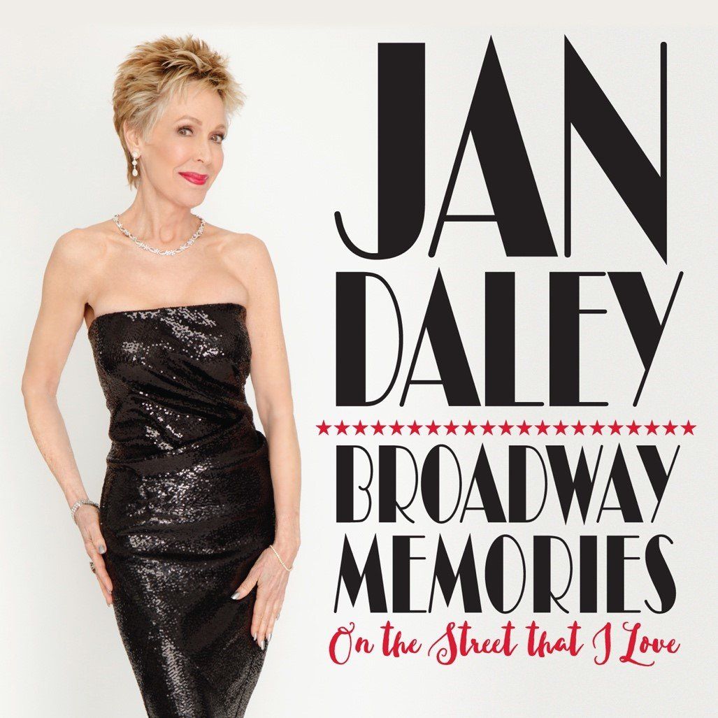 A woman in a black dress is on the cover of an album by jan daley