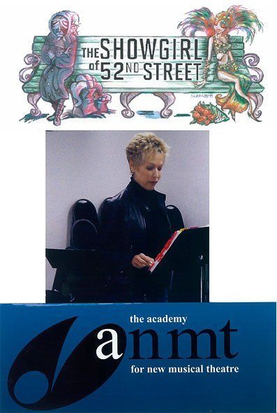 A poster for the showgirl on 52nd street