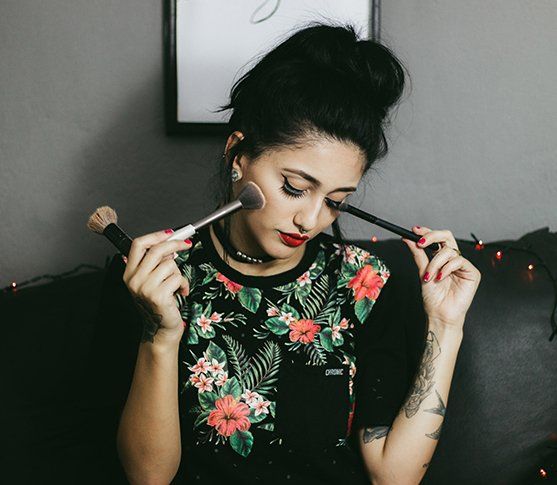 girl with make up