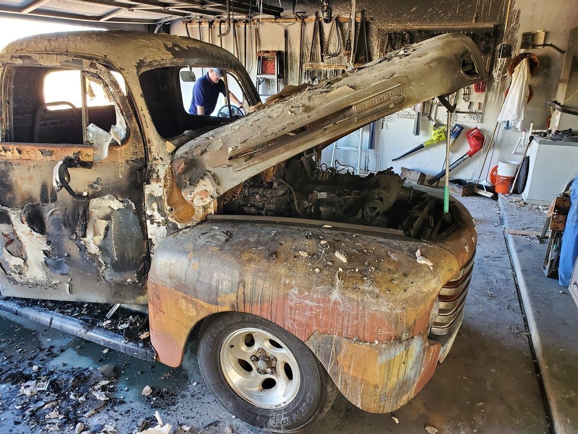 Fire Damage Car