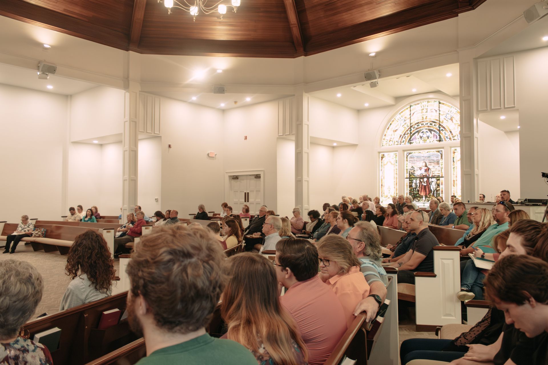 A Pastor Preaching to People