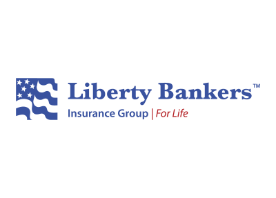 The logo for liberty bankers insurance group for life