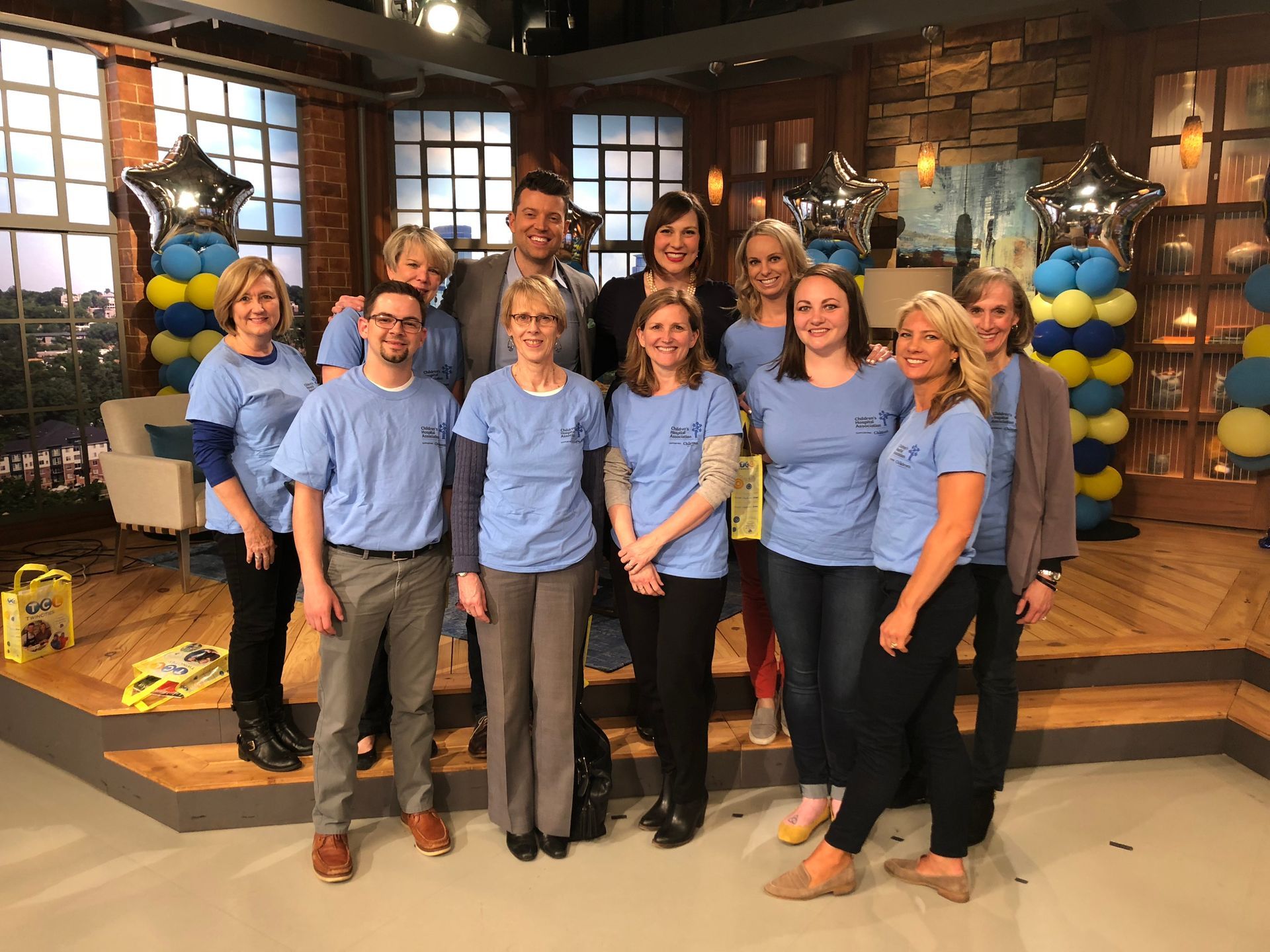 CHA team members and volunteers on Twin Cities Live