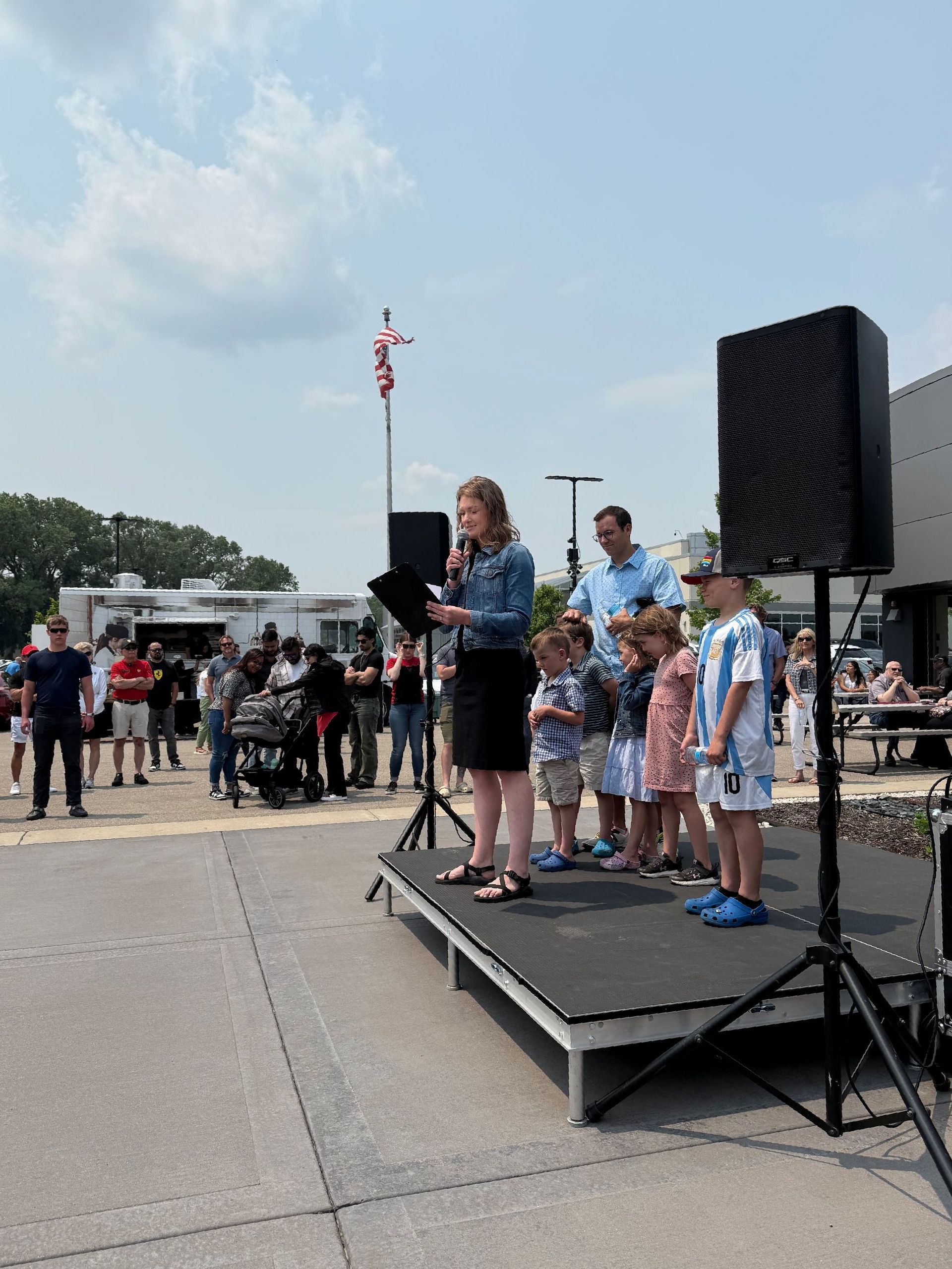 Speakers present at Ferrari Fun Day